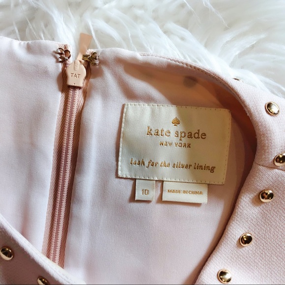 Kate Spade Pink Stud Dress - Picture 4 of 5